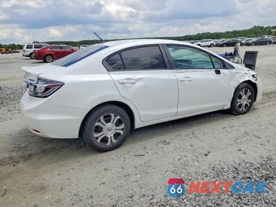Trzecie zdjęcie samochodu z tyłu: 2013 HONDA CIVIC HYBRID VIN:19XFB4F20DE201270 - miniatura