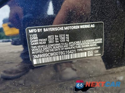 Zdjęcie 13 z 13 samochodu: 2026 BMW 330XI VIN:3MW89CW00T8G16421 - miniatura