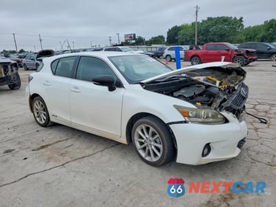 Czwarte zdjęcie samochodu z boku: 2012 LEXUS CT 200 VIN:JTHKD5BH6C2118087 - miniatura