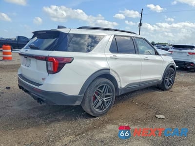 Trzecie zdjęcie samochodu z tyłu: 2025 FORD EXPLORER ST VIN:1FMWK7GC8SGA97516 - miniatura