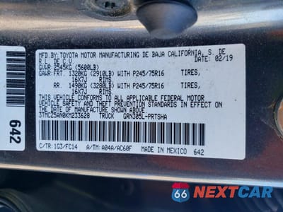 Zdjęcie 12 z 12 samochodu: 2019 TOYOTA TACOMA SR5 V6 VIN:3TMCZ5AN0KM233628 - miniatura