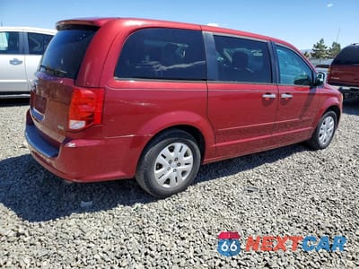 Trzecie zdjęcie samochodu z tyłu: 2015 DODGE GRAND CARAVAN SE VIN:2C4RDGBG7FR709635 - miniatura
