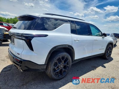 Trzecie zdjęcie samochodu z tyłu: 2024 CHEVROLET TRAVERSE RS VIN:1GNEVLKS6RJ176895 - miniatura