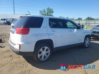 Trzecie zdjęcie samochodu z tyłu: 2017 GMC TERRAIN SLE VIN:2GKALMEK7H6325877 - miniatura