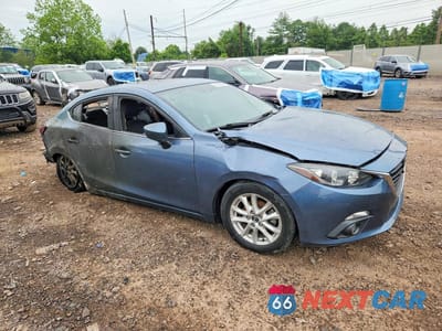 Czwarte zdjęcie samochodu z boku: 2015 MAZDA 3 GRAND TOURING VIN:3MZBM1W7XFM201057 - miniatura