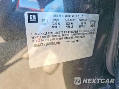 Zdjęcie 12 z 12 samochodu: 2018 CADILLAC CTS LUXURY VIN:1G6AX5SS8J0105014 - miniatura