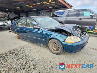 Czwarte zdjęcie samochodu z boku: 1998 HONDA CIVIC LX VIN:1HGEJ6676WL010454 - miniatura