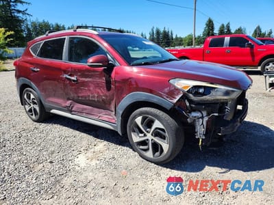 Czwarte zdjęcie samochodu z boku: 2017 HYUNDAI TUCSON LIMITED VIN:KM8J3CA25HU533779 - miniatura