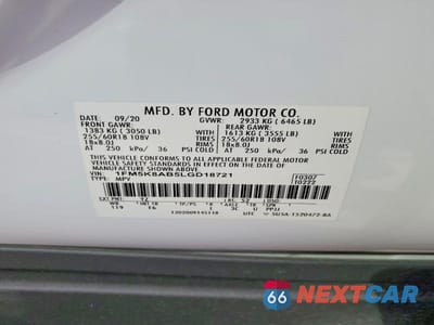 Zdjęcie 14 z 14 samochodu: 2020 FORD EXPLORER POLICE INTERCEPTOR VIN:1FM5K8AB5LGD18721 - miniatura