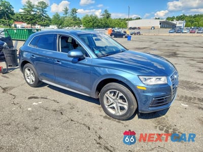Czwarte zdjęcie samochodu z boku: 2018 AUDI Q5 PREMIUM PLUS VIN:WA1BNAFY5J2101693 - miniatura
