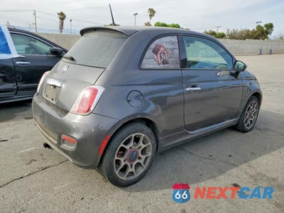 Trzecie zdjęcie samochodu z tyłu: 2015 FIAT 500 SPORT VIN:3C3CFFBR2FT623596 - miniatura