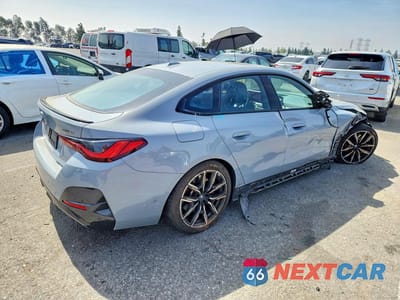 Trzecie zdjęcie samochodu z tyłu: 2023 BMW I4 EDRIVE 40 VIN:WBY73AW01PFN50235 - miniatura