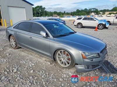 Czwarte zdjęcie samochodu z boku: 2012 AUDI A8 L QUATTRO VIN:WAURVAFD7CN008965 - miniatura