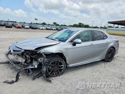 2019 TOYOTA CAMRY HYBRID SE 4T1B21HK3KU515466 - główne zdjęcie licytacji z USA - miniatura