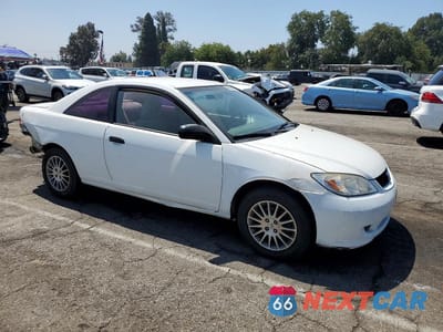 Czwarte zdjęcie samochodu z boku: 2004 HONDA CIVIC DX VP VIN:1HGEM22124L038704 - miniatura