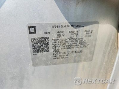 Zdjęcie 12 z 12 samochodu: 2020 CHEVROLET MALIBU LT VIN:1G1ZD5ST7LF114930 - miniatura