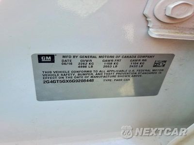 Zdjęcie 12 z 12 samochodu: 2016 BUICK REGAL PREMIUM VIN:2G4GT5GX6G9208448 - miniatura