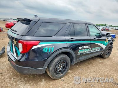 Trzecie zdjęcie samochodu z tyłu: 2020 FORD EXPLORER POLICE INTERCEPTOR VIN:1FM5K8AB6LGA82967 - miniatura
