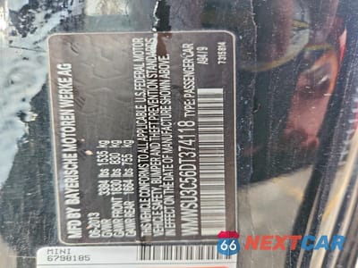 Zdjęcie 12 z 12 samochodu: 2013 MINI COOPER VIN:WMWSU3C56DT374118 - miniatura
