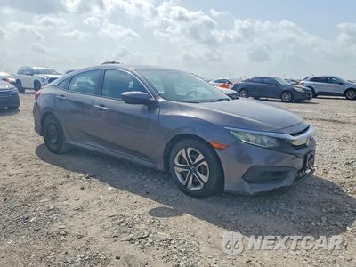 Czwarte zdjęcie samochodu z boku: 2018 HONDA CIVIC LX VIN:2HGFC2F54JH545570 - miniatura