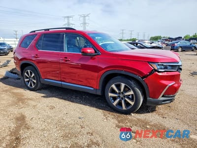 Czwarte zdjęcie samochodu z boku: 2025 HONDA PILOT TOURING VIN:5FNYG1H76SB101036 - miniatura
