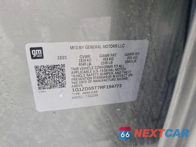 Zdjęcie 12 z 12 samochodu: 2024 CHEVROLET MALIBU LT VIN:1G1ZD5ST7RF154773 - miniatura