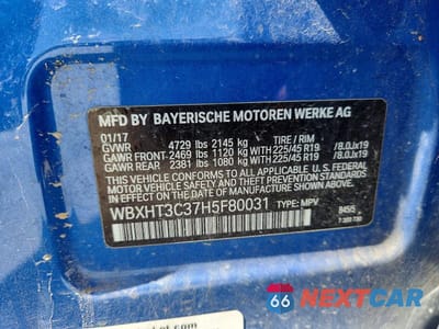 Zdjęcie 13 z 13 samochodu: 2017 BMW X1 XDRIVE28I VIN:WBXHT3C37H5F80031 - miniatura