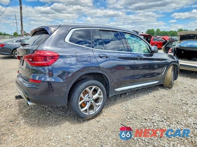 Trzecie zdjęcie samochodu z tyłu: 2019 BMW X3 XDRIVE30I VIN:5UXTY5C04LLT32796 - miniatura