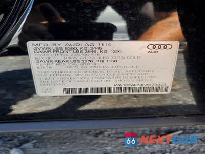 Zdjęcie 13 z 13 samochodu: 2015 AUDI Q5 PREMIUM VIN:WA1CFAFP4FA074623 - miniatura
