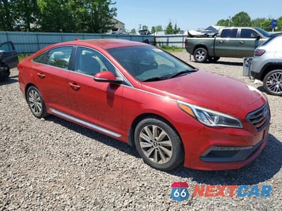 Czwarte zdjęcie samochodu z boku: 2017 HYUNDAI SONATA SPORT VIN:5NPE34AF5HH543950 - miniatura
