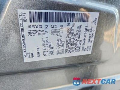 Zdjęcie 14 z 14 samochodu: 2023 NISSAN ROGUE S VIN:5N1BT3AA6PC893031 - miniatura