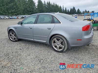 Drugie zdjęcie samochodu z przodu: 2008 AUDI A4 2.0T QUATTRO VIN:WAUDF78E98A001255 - miniatura