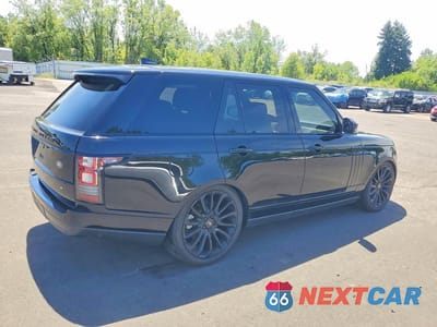 Trzecie zdjęcie samochodu z tyłu: 2017 LAND ROVER RANGE ROVER SUPERCHARGED VIN:SALGS2FE9HA330077 - miniatura
