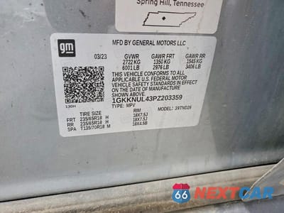 Zdjęcie 13 z 13 samochodu: 2023 GMC ACADIA SLT VIN:1GKKNUL43PZ203359 - miniatura