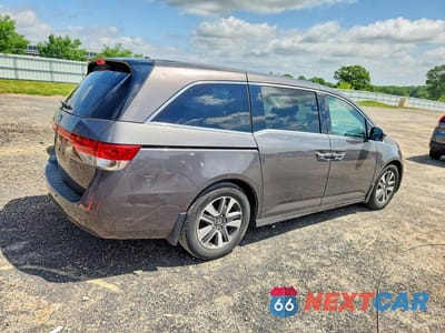 Trzecie zdjęcie samochodu z tyłu: 2015 HONDA ODYSSEY TOURING VIN:5FNRL5H94FB004433 - miniatura