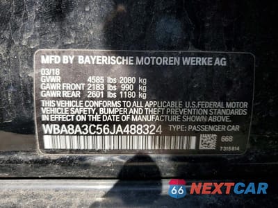 Zdjęcie 12 z 12 samochodu: 2018 BMW 320 XI VIN:WBA8A3C56JA488324 - miniatura