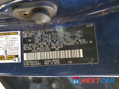 Zdjęcie 13 z 13 samochodu: 2004 TOYOTA HIGHLANDER BASE VIN:JTEGD21A240104755 - miniatura