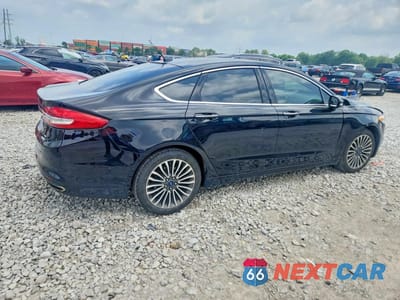 Trzecie zdjęcie samochodu z tyłu: 2017 FORD FUSION SE VIN:3FA6P0H9XHR266832 - miniatura