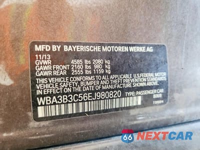Zdjęcie 12 z 12 samochodu: 2014 BMW 328 XI VIN:WBA3B3C56EJ980820 - miniatura