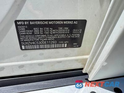 Zdjęcie 12 z 12 samochodu: 2013 BMW X5 XDRIVE35I VIN:5UXZV4C53D0E11293 - miniatura