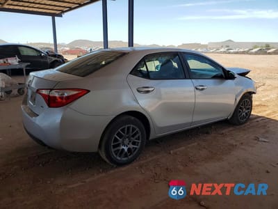 Trzecie zdjęcie samochodu z tyłu: 2014 TOYOTA COROLLA LE VIN:5YFBURHE3EP100642 - miniatura