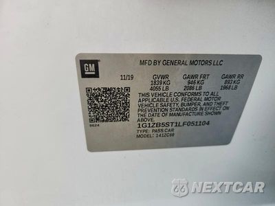Zdjęcie 13 z 13 samochodu: 2020 CHEVROLET MALIBU LS VIN:1G1ZB5ST1LF051104 - miniatura
