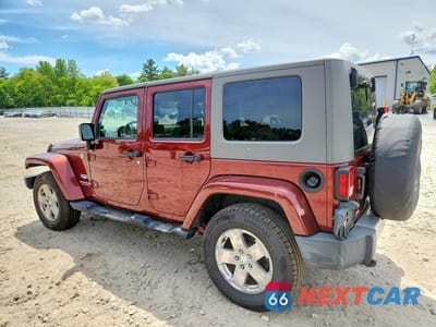 Drugie zdjęcie samochodu z przodu: 2010 JEEP WRANGLER UNLIMITED SAHARA VIN:1J4BA5H13AL111071 - miniatura