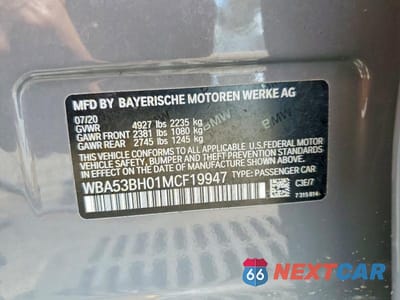 Zdjęcie 12 z 12 samochodu: 2021 BMW 530 I VIN:WBA53BH01MCF19947 - miniatura