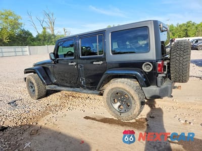 Drugie zdjęcie samochodu z przodu: 2014 JEEP WRANGLER UNLIMITED SAHARA VIN:1C4BJWEG9EL118388 - miniatura