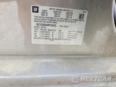 Zdjęcie 12 z 12 samochodu: 2017 CHEVROLET SILVERADO C2500 HEAVY DUTY VIN:1GC1CUEG4HF159475 - miniatura