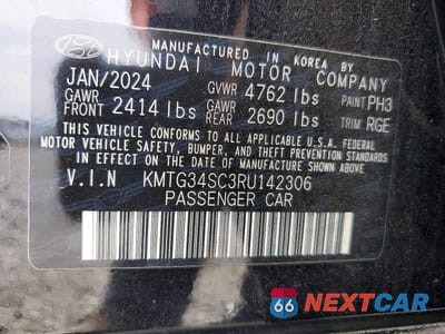 Zdjęcie 12 z 12 samochodu: 2024 GENESIS G70 2.5T STANDARD VIN:KMTG34SC3RU142306 - miniatura