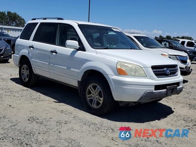 Czwarte zdjęcie samochodu z boku: 2004 HONDA PILOT EXL VIN:2HKYF18614H615441 - miniatura