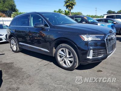 Czwarte zdjęcie samochodu z boku: 2024 AUDI Q7 PREMIUM PLUS VIN:WA1LXBF79RD004315 - miniatura