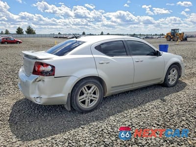 Trzecie zdjęcie samochodu z tyłu: 2012 DODGE AVENGER SXT VIN:1C3CDZCBXCN272361 - miniatura